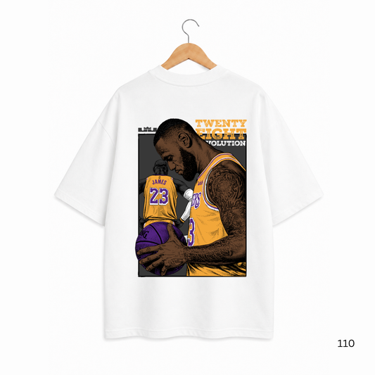 KING RETIRES OVERSIZED WHITE TSHIRT