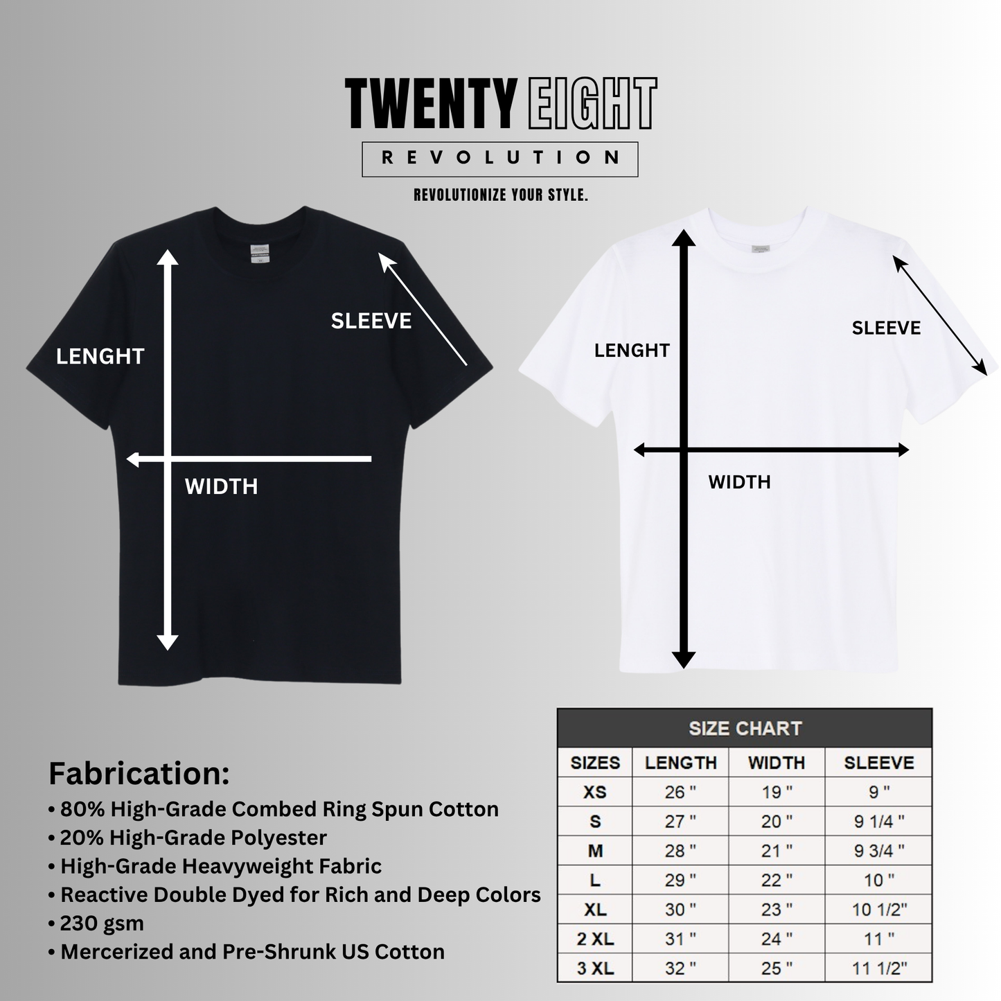 FUTURISTIC TWENTY EIGHT REVOLUTION OVERSIZED BLACK SHIRT