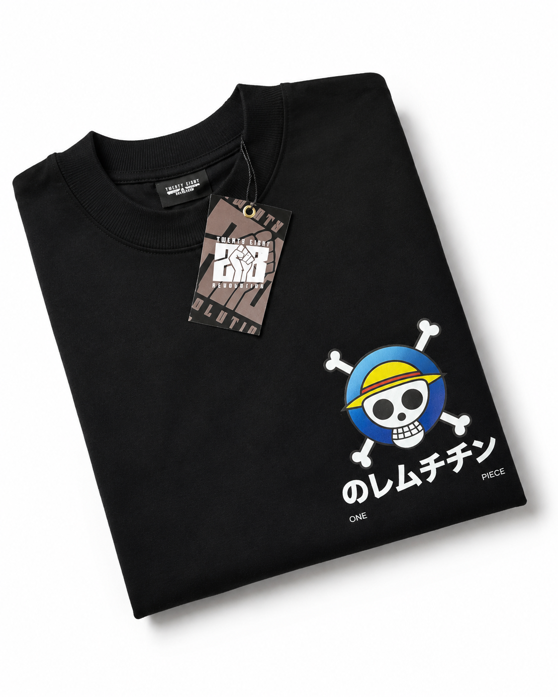 ONE PIECE MONSTER TRIO OVERSIZED BLACK SHIRT